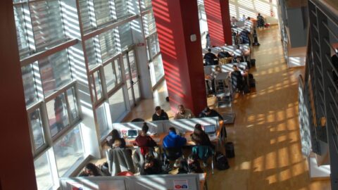 internal rooms of the Economics Library